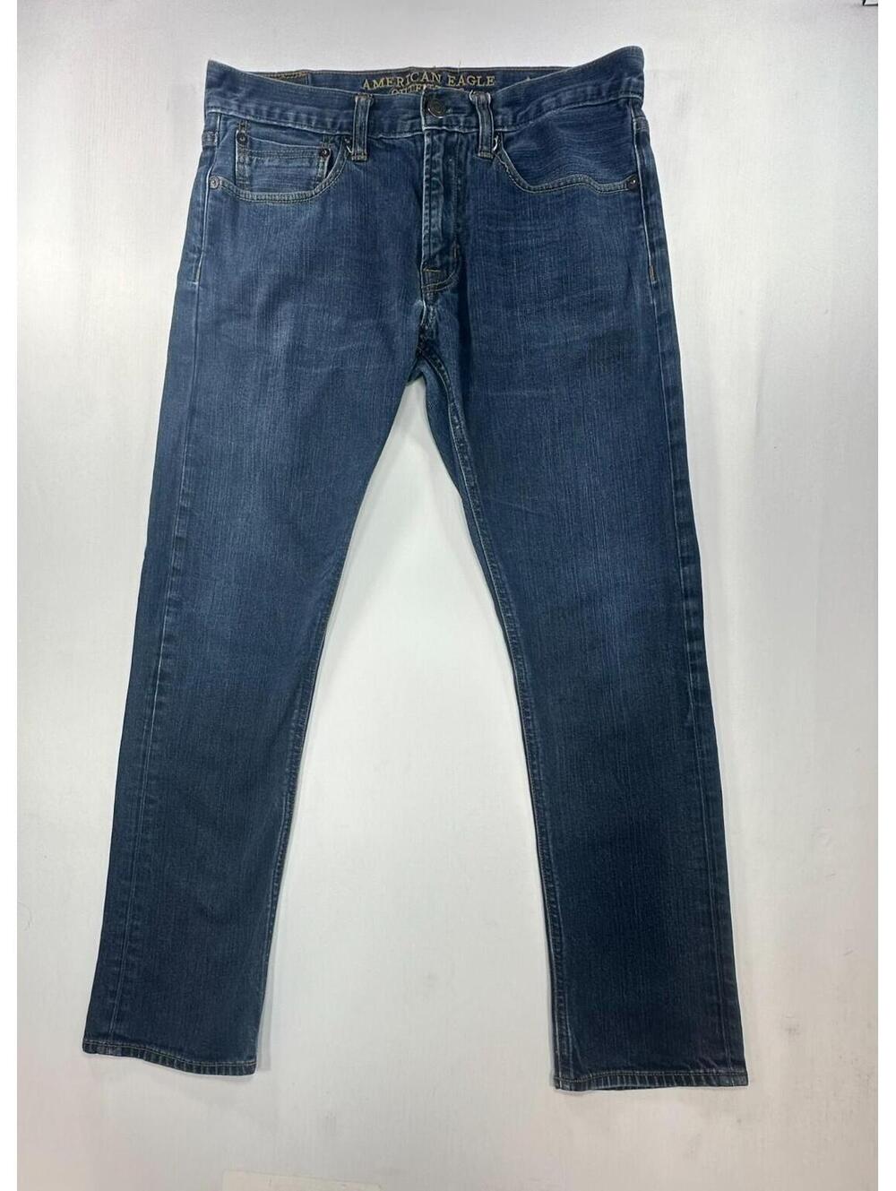 American Eagle Slim 100% Cotton Denim Jeans Blue Mens 31/32